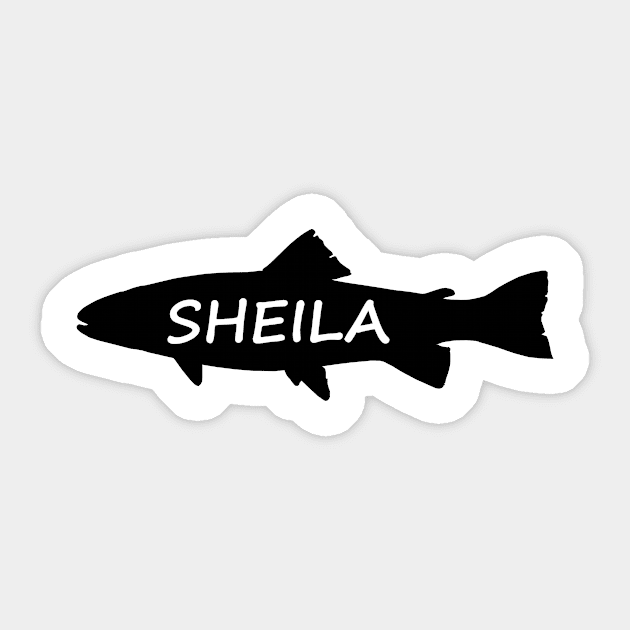 Sheila Fish Sticker by gulden